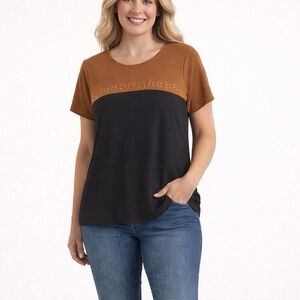 Coldwater Creek Women's Short Sleeve Top